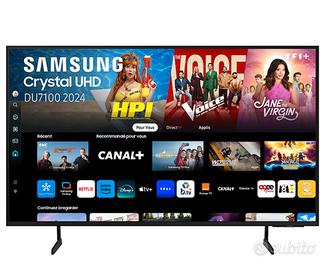 TV LED SAMSUNG CRYSTAL UHD DU7100 55 POLLICI NUOVA