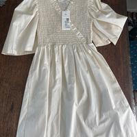 Abito drappeggiato color panna - SUSY MIX