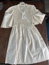 Abito drappeggiato color panna - SUSY MIX