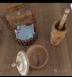Oggetti in legno