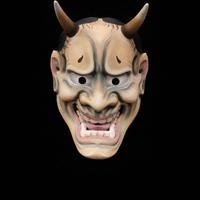 maschera hannya giapponese dipinta a aerografo 