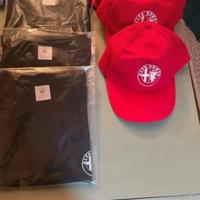 Alfa romeo maglietta + cappelli nuovi