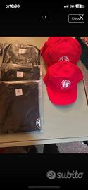 Alfa romeo maglietta + cappelli nuovi