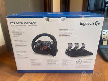 volante play station con pedali