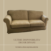 Divano 3 posti in tessuto Broccato