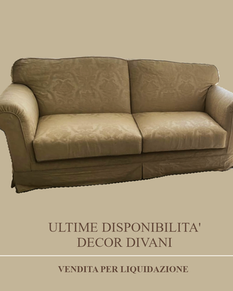 Divano 3 posti in tessuto Broccato