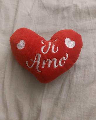 peluche del cuore