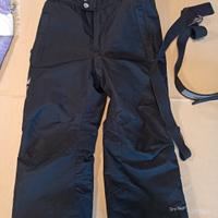 pantaloni sci bambina/bambino 3/4 anni