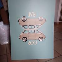 pannello pubblicitario fiat 600 multipla