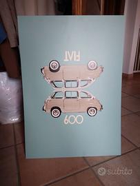 pannello pubblicitario fiat 600 multipla