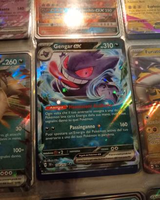 Carta Pokemon Gengar Ex  104/162 Mint