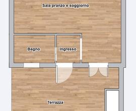 Centro Romentino trilocale con box