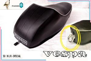 Sella Monoposto con PORTACASCO Vespa 50 Special R