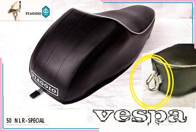 Sella Monoposto con PORTACASCO Vespa 50 Special R