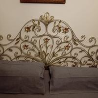 Testata letto in ferro battuto