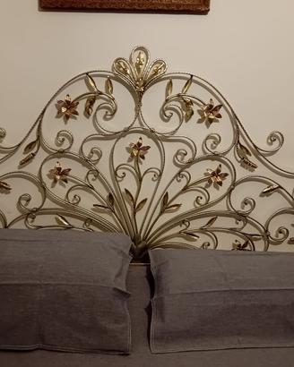 Testata letto in ferro battuto