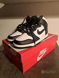 Nike Dunk Hi Retro White/Black tg. 44 
