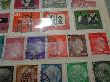 Francobolli   Germania  epoca Hitleriana e DDR 