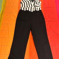 Jumpsuit Sandro Ferrone TG M – Bianca e Nera
