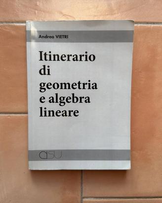 Libro GEOMETRIA E ALGEBRA LINEARE - A. Vietri
