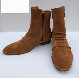 Stivali vera pelle moto equitazione nuovi in scato