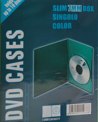 10 Custodie slim per CD e DVD