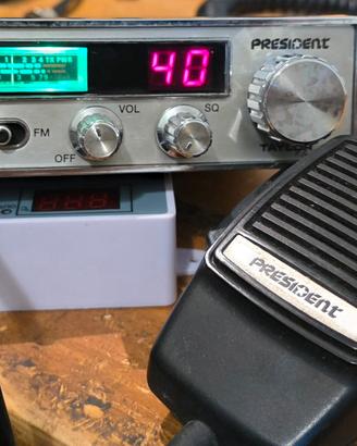 radio cb President e rosmetro 