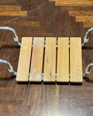 Sedile in legno per vasca da bagno