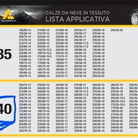 Calze da neve mai usate