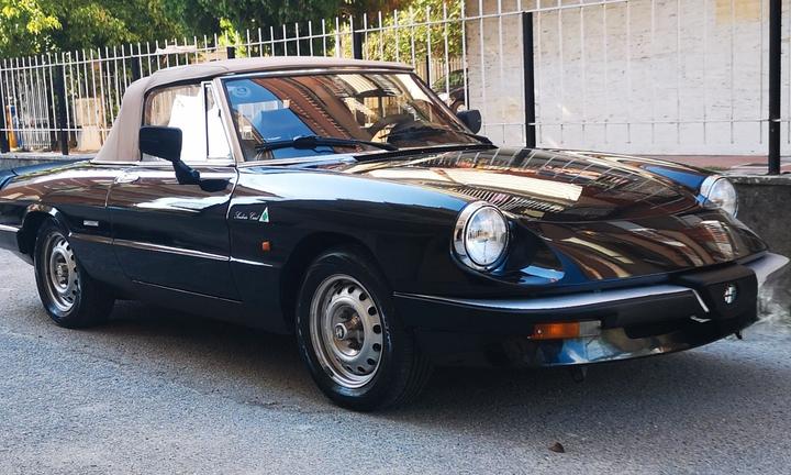 Alfa duetto spider 1987 , iscritta ASI