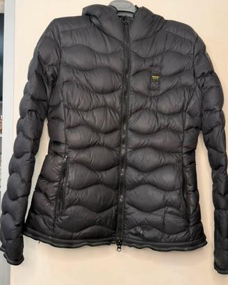 Piumino Blauer nero donna-Taglia M- Con cappuccio