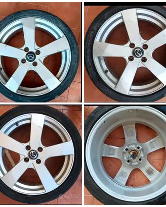 4 Cerchi in Lega 17" Ronal R56 (KBA 49295)-4x100