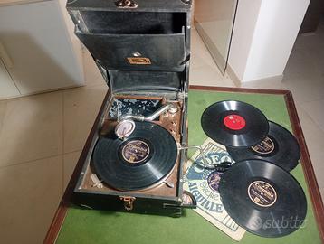 Grammofono portabile anni 30