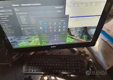 Sony Vaio 24 pollici touchscreen 16GB  SSD 1TB