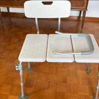SEDIA DA DOCCIA CON MANIGLIA