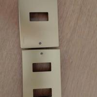 copri prese Vimar ottone color oro 