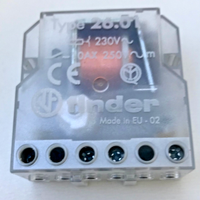 Relè FINDER 26.01.8 - contatti 10 A bobina 220V