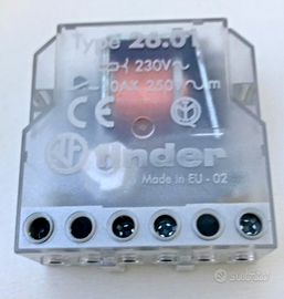Relè FINDER 26.01.8 - contatti 10 A bobina 220V