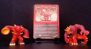 Gormiti FINAL EVOLUTION - Vulcano Lava con carta