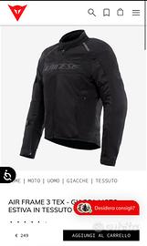 Giacca Moto Daiense estiva