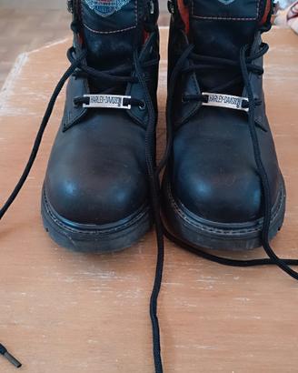 Harley-Davidson stivali vintage anni ’90 Steel Toe