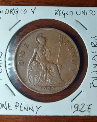 Moneta One Penny 'PEAKY BLINDERS' 1927