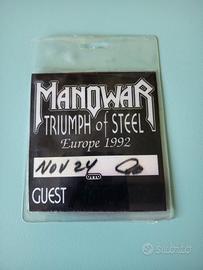 Manowar pass Tour 1992 
