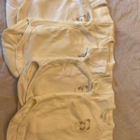 Set 4 body bimbo/a caldo cotone nascita