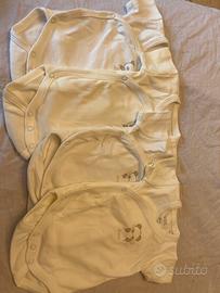 Set 4 body bimbo/a caldo cotone nascita