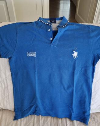 Polo azzurra U.S Grand, XL, da 29 a 8 euro