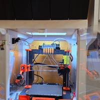 Prusa Mk3s+ Enclosure,Rpi4b,PiCam+controllo remoto