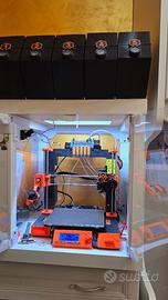 Prusa Mk3s+ Enclosure,Rpi4b,PiCam+controllo remoto