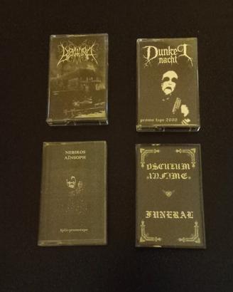Demo tape black metal anni 90 rari