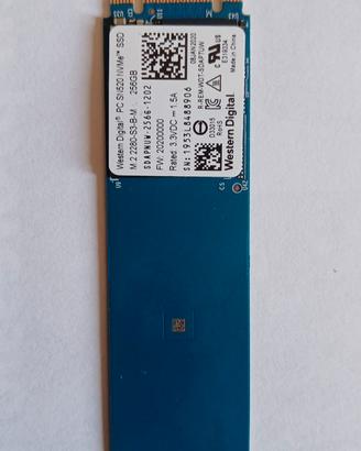 SSD Western Digital NVMe 256GB